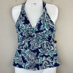 NWT Lauren Ralph Lauren Tankini Top Size 10
